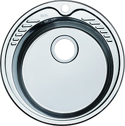 Iddis Мойка из нержавеющей стали Suno SUN51S0i77K шелк, с выпуском – фотография-1